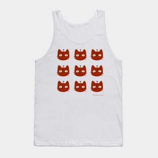 9 RED Kitty by Sunnie Meowtlu Tank Top